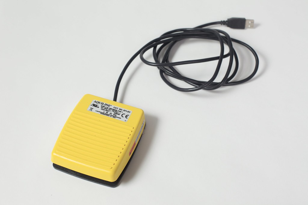 foot pedal for transcription process