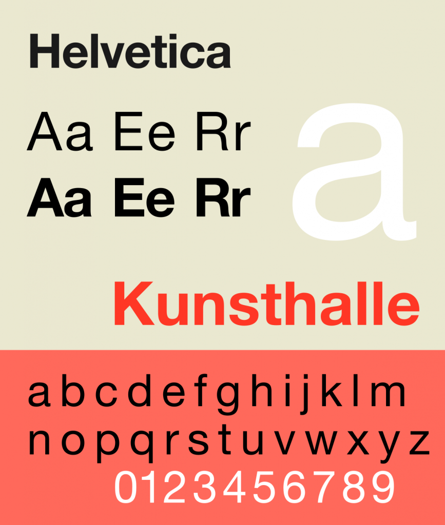 Helvetica font