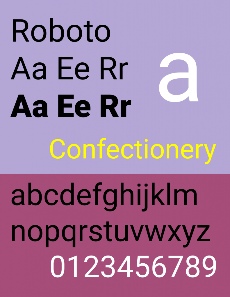 Roboto font