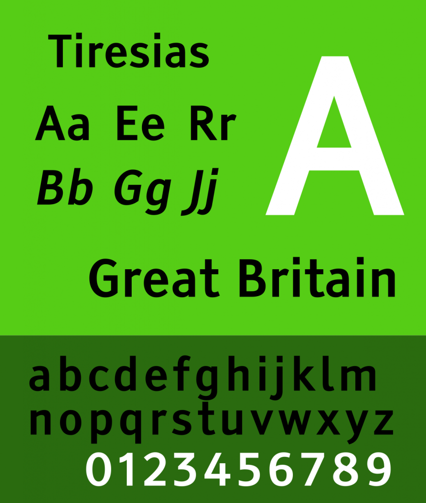 Tiresias font